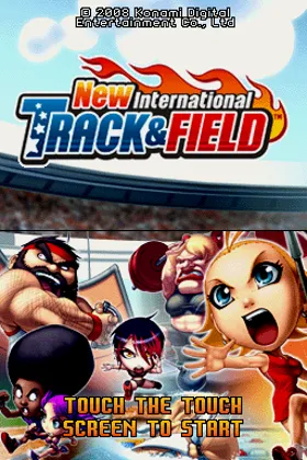 New International Track & Field (USA) (En,Fr,De,Es,It) screen shot title